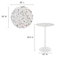 Lippa 28" Round Terrazzo Bar Table, EEI-5707 FredCo