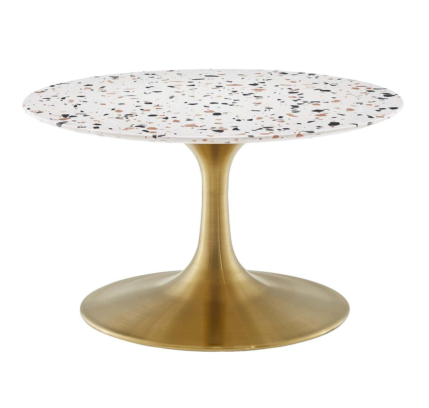 Lippa 28" Round Terrazzo Coffee Table, EEI-5711 FredCo