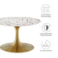 Lippa 28" Round Terrazzo Coffee Table, EEI-5711 FredCo