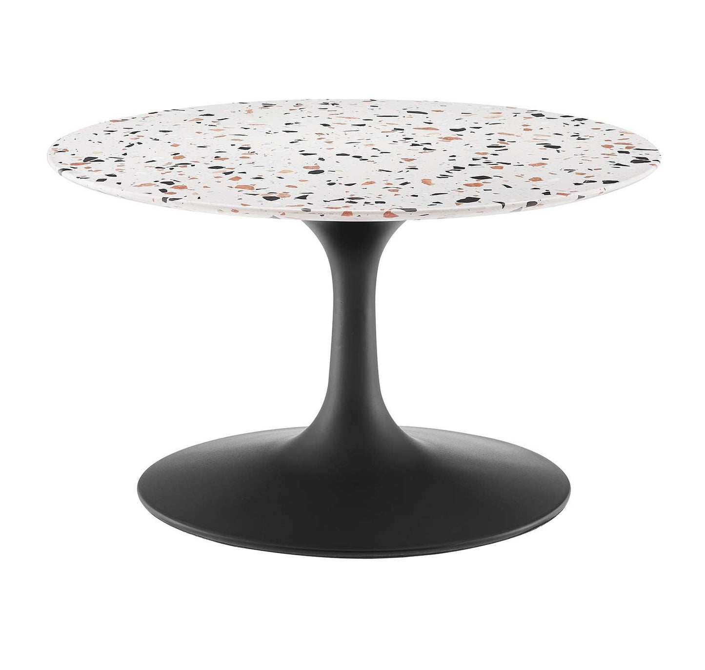 Lippa 28" Round Terrazzo Coffee Table, EEI-5712 FredCo