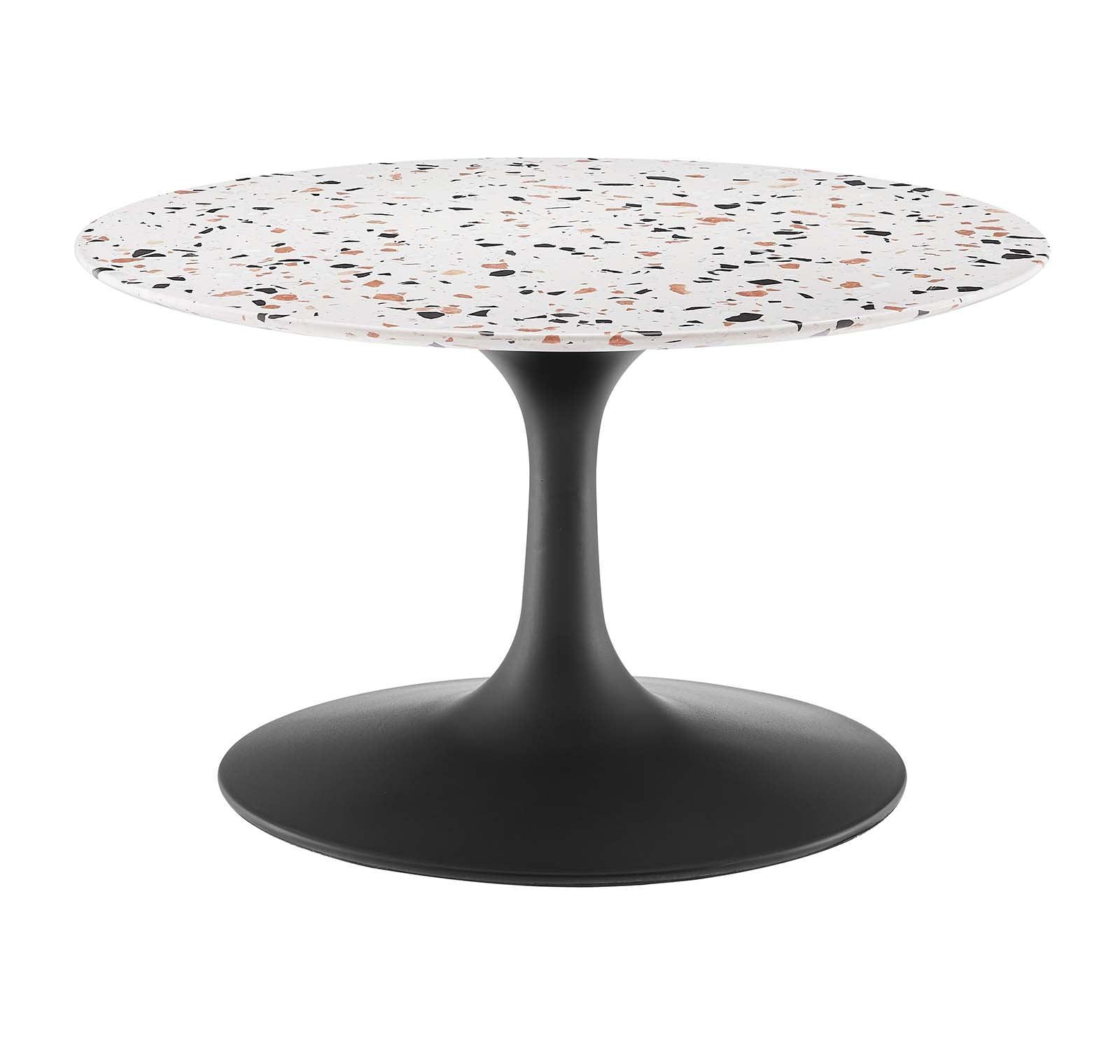 Lippa 28" Round Terrazzo Coffee Table, EEI-5712 FredCo