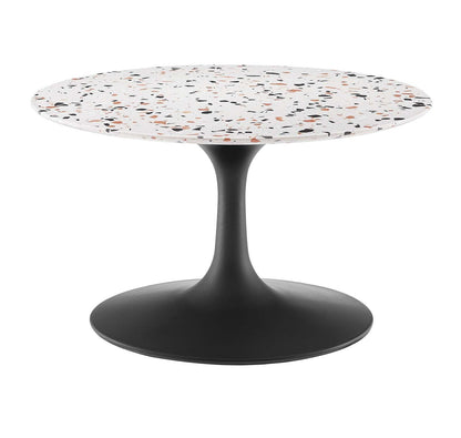 Lippa 28" Round Terrazzo Coffee Table, EEI-5712 FredCo