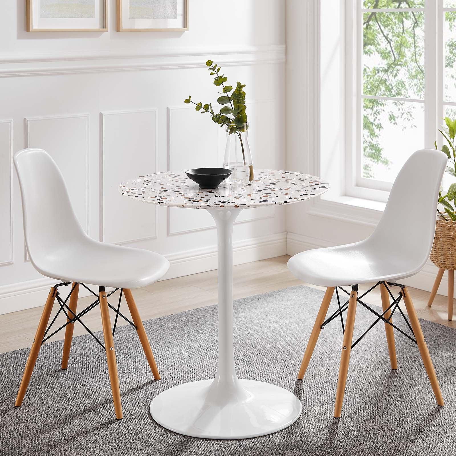 Lippa 28" Round Terrazzo Dining Table, EEI-5697 FredCo