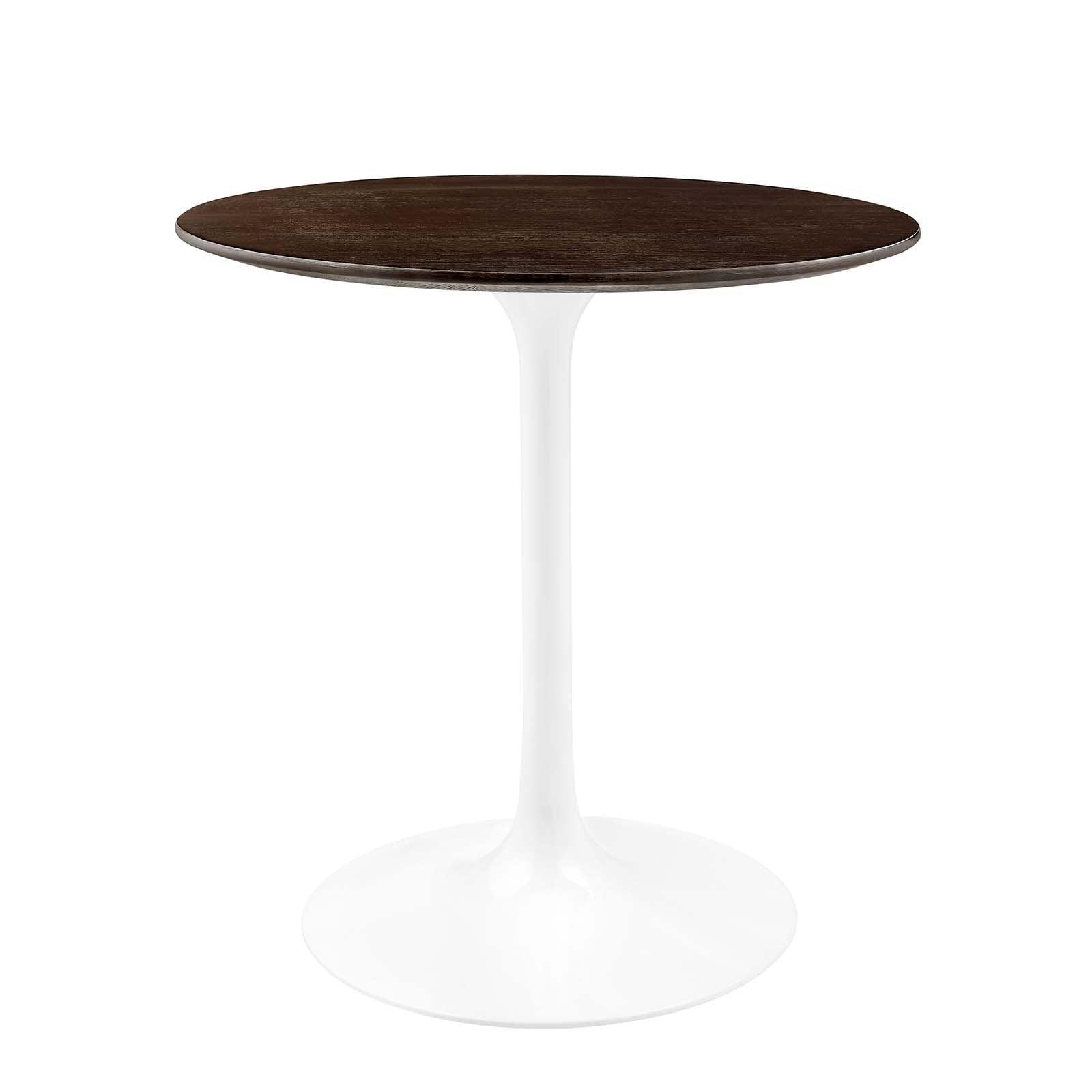 Lippa 28" Round Wood Dining Table, EEI-5155 FredCo