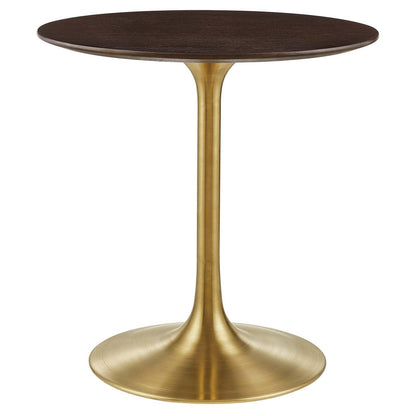Lippa 28" Round Wood Dining Table, EEI-5212 FredCo