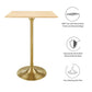 Lippa 28" Square Wood Bar Table, EEI-5532 FredCo
