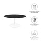 Lippa 36" Round Artificial Marble Coffee Table, EEI-5191 FredCo
