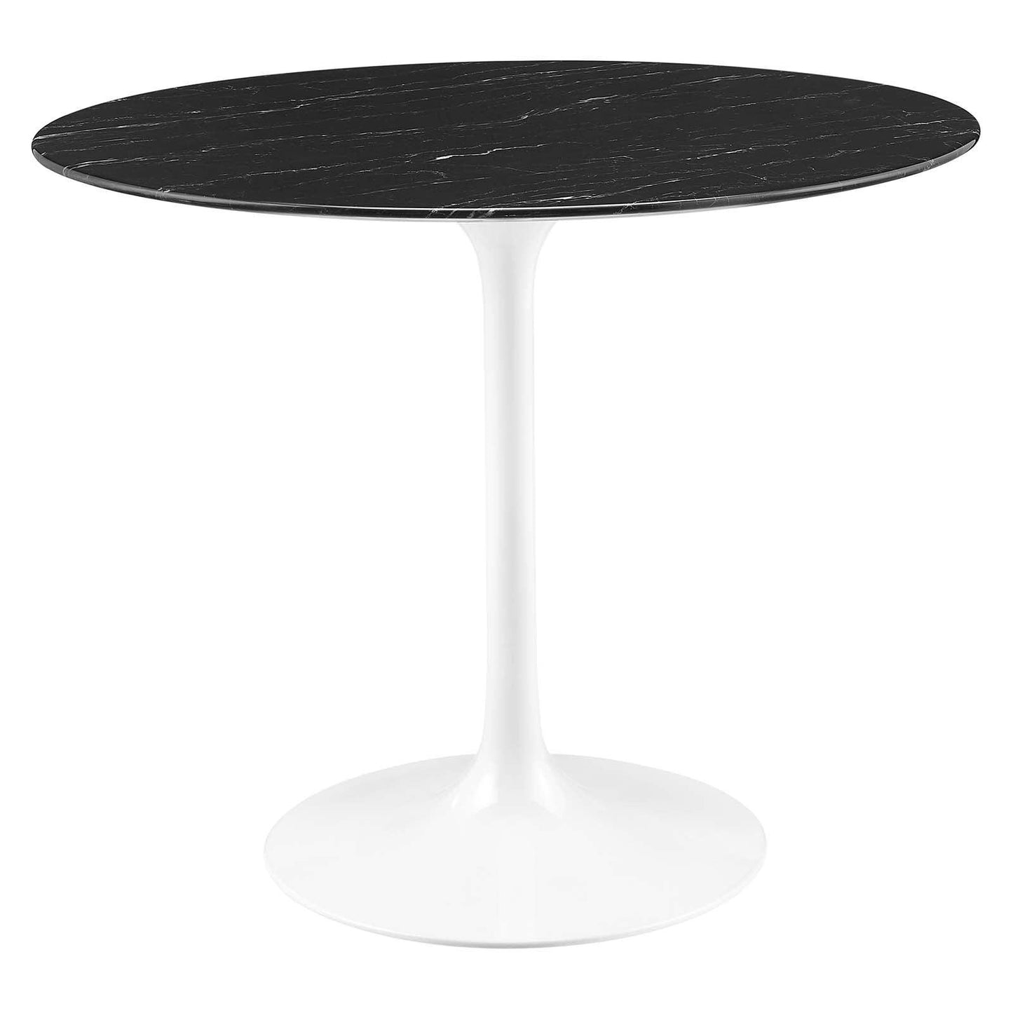 Lippa 36" Round Artificial Marble Dining Table, EEI-5168 FredCo