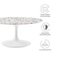 Lippa 36" Round Terrazzo Coffee Table, EEI-5719 FredCo