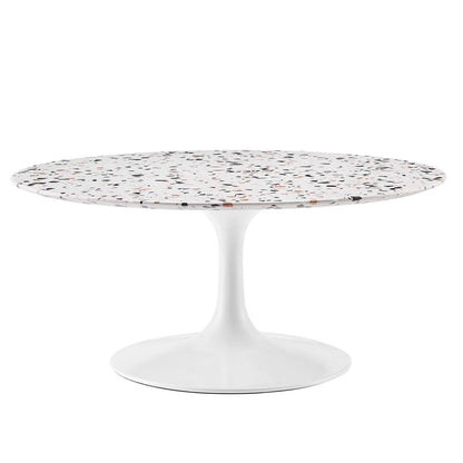 Lippa 36" Round Terrazzo Coffee Table, EEI-5719 FredCo