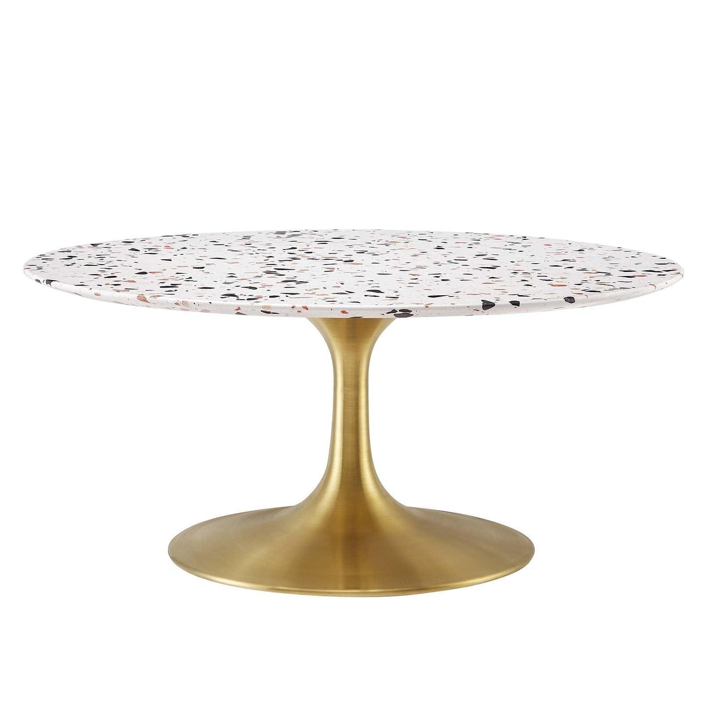 Lippa 36" Round Terrazzo Coffee Table, EEI-5720 FredCo