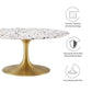 Lippa 36" Round Terrazzo Coffee Table, EEI-5720 FredCo
