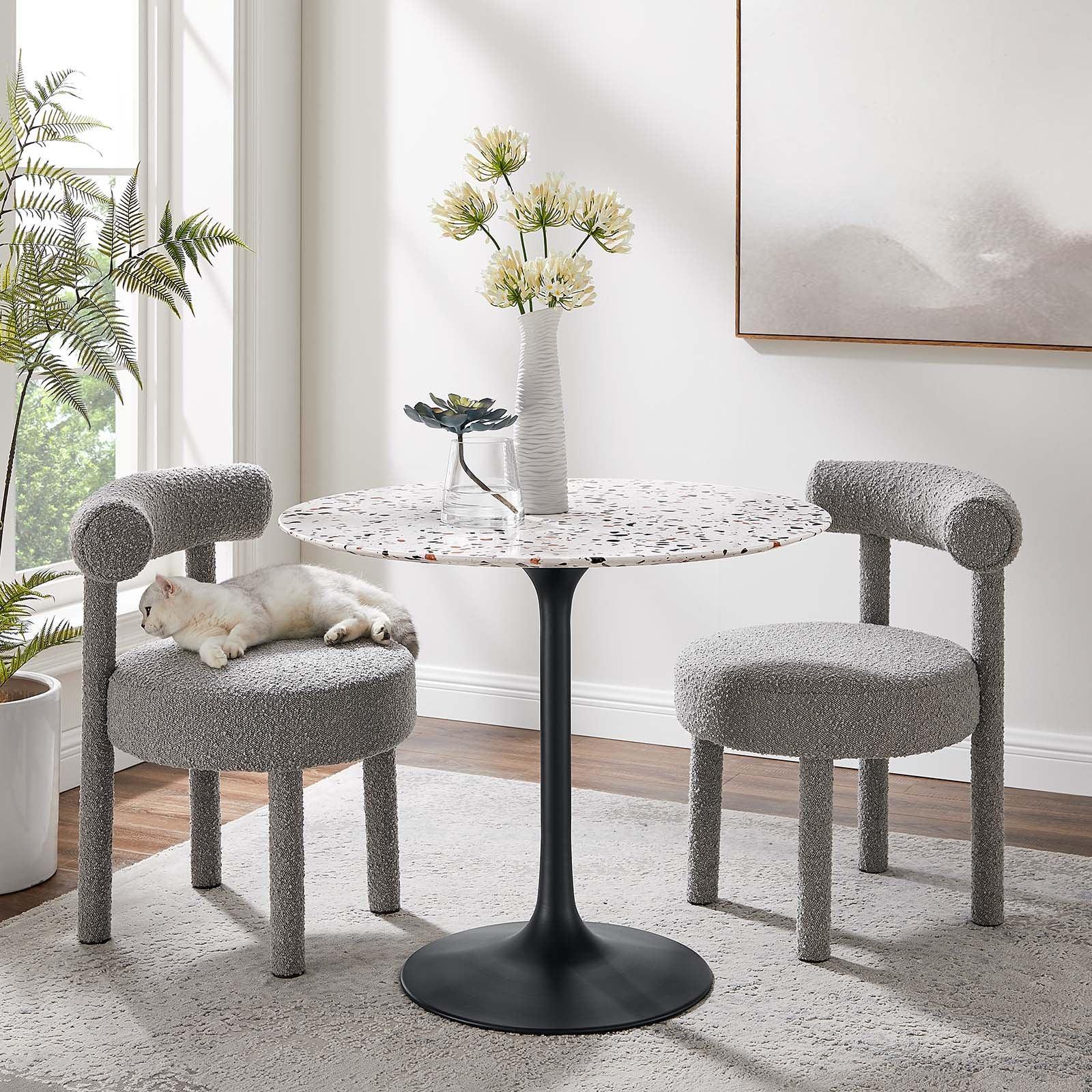 Lippa 36" Round Terrazzo Dining Table, EEI-5716 FredCo