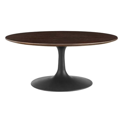 Lippa 36" Round Wood Coffee Table, EEI-4882 FredCo