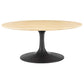 Lippa 36" Round Wood Coffee Table, EEI-4882 FredCo