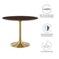 Lippa 36" Round Wood Dining Table, EEI-5214 FredCo