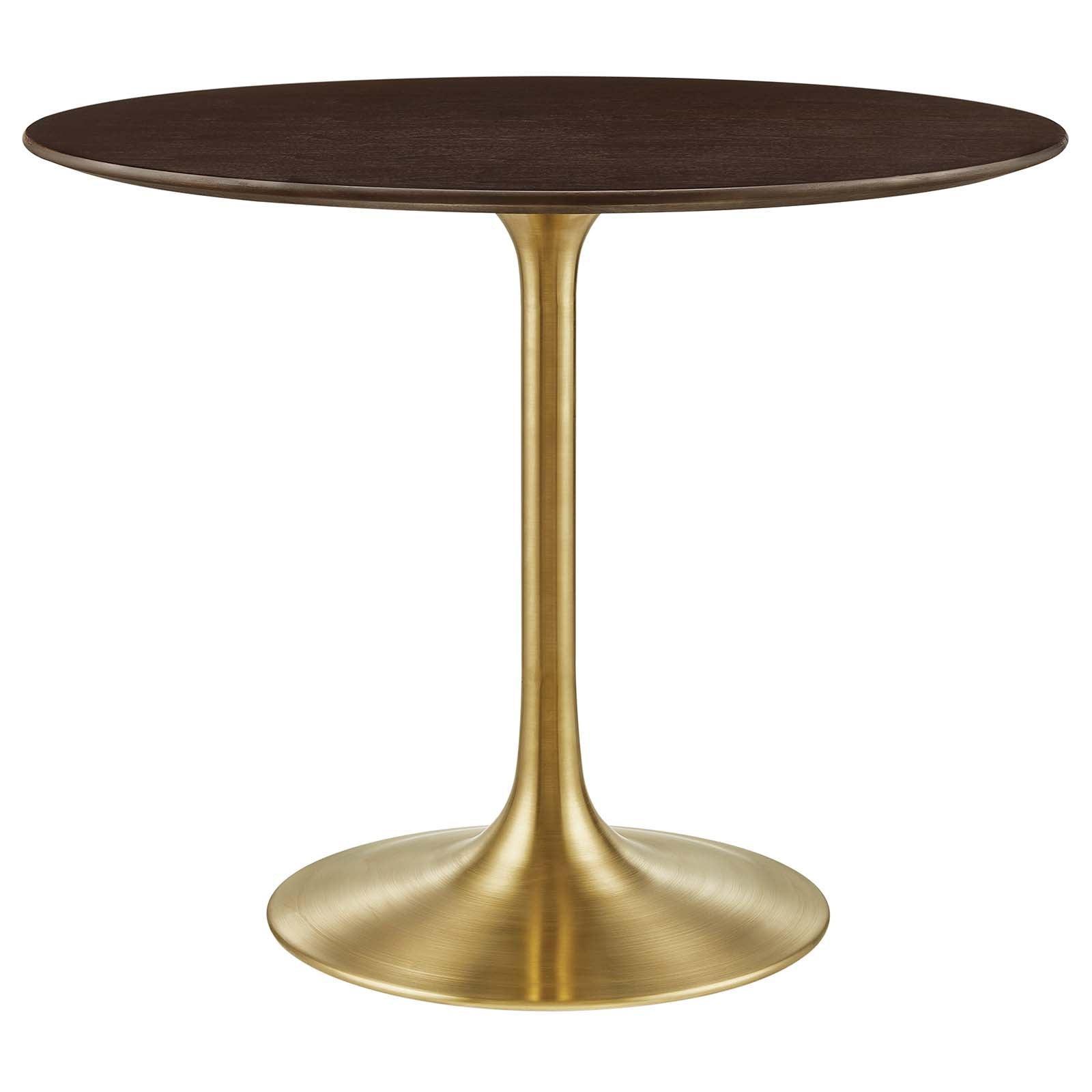 Lippa 36" Round Wood Dining Table, EEI-5214 FredCo