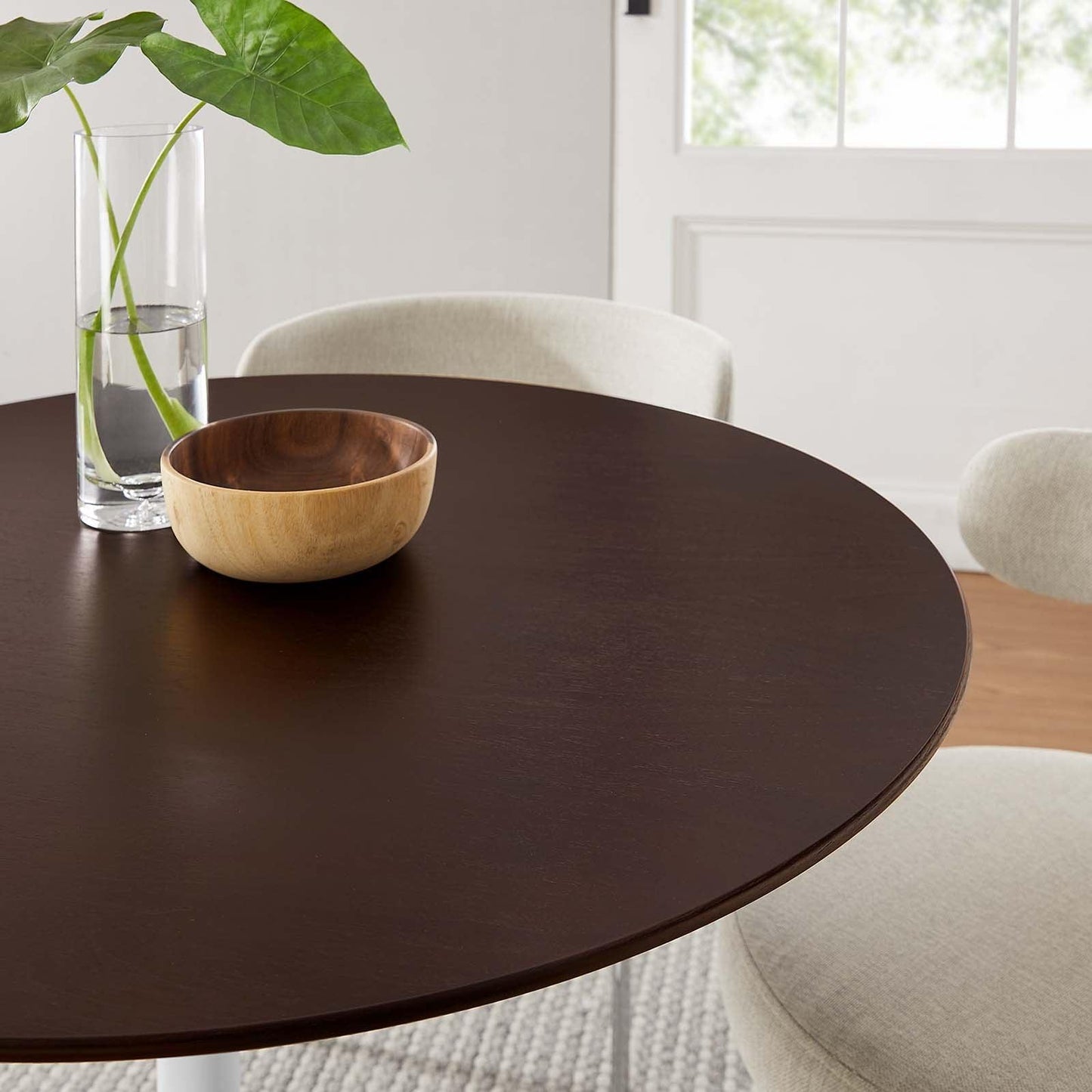 Lippa 40" Round Dining Table, EEI-5171 FredCo