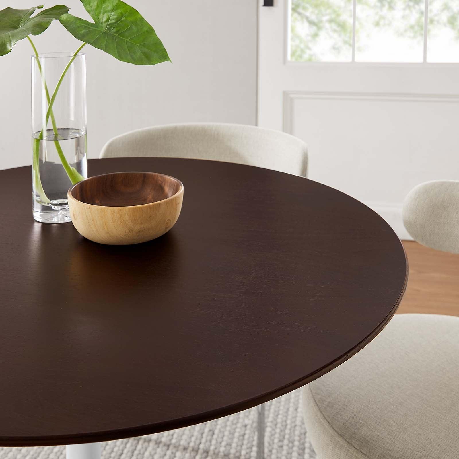 Lippa 40" Round Dining Table, EEI-5171 FredCo
