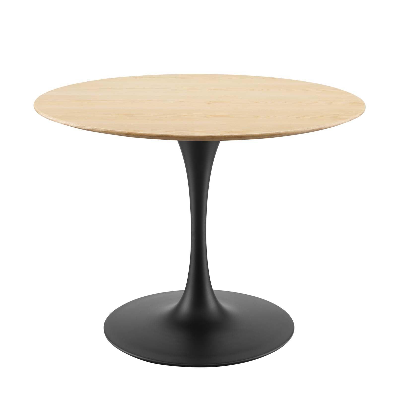 Lippa 40" Round Wood Dining Table, EEI-4871 FredCo