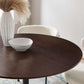Lippa 40" Round Wood Dining Table, EEI-4871 FredCo