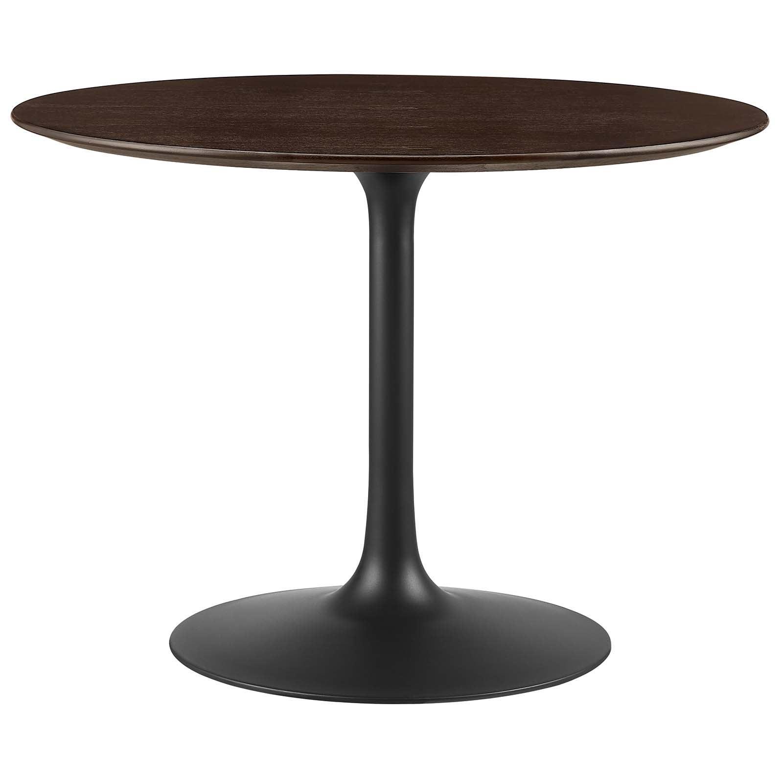 Lippa 40" Round Wood Dining Table, EEI-4871 FredCo