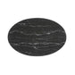 Lippa 42" Oval Artificial Marble Dining Table, EEI-5226 FredCo
