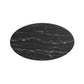 Lippa 48" Oval Artificial Marble Coffee Table, EEI-5193 FredCo