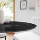Lippa 48" Round Artificial Marble Dining Table, EEI-4870 FredCo