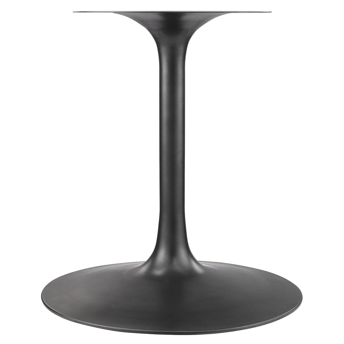 Lippa 48" Round Pedestal Solid Wood and Metal Dining Table by Modway FredCo
