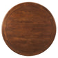Lippa 48" Round Pedestal Solid Wood and Metal Dining Table by Modway FredCo
