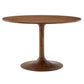 Lippa 48" Round Solid Wood Dining Table by Modway FredCo