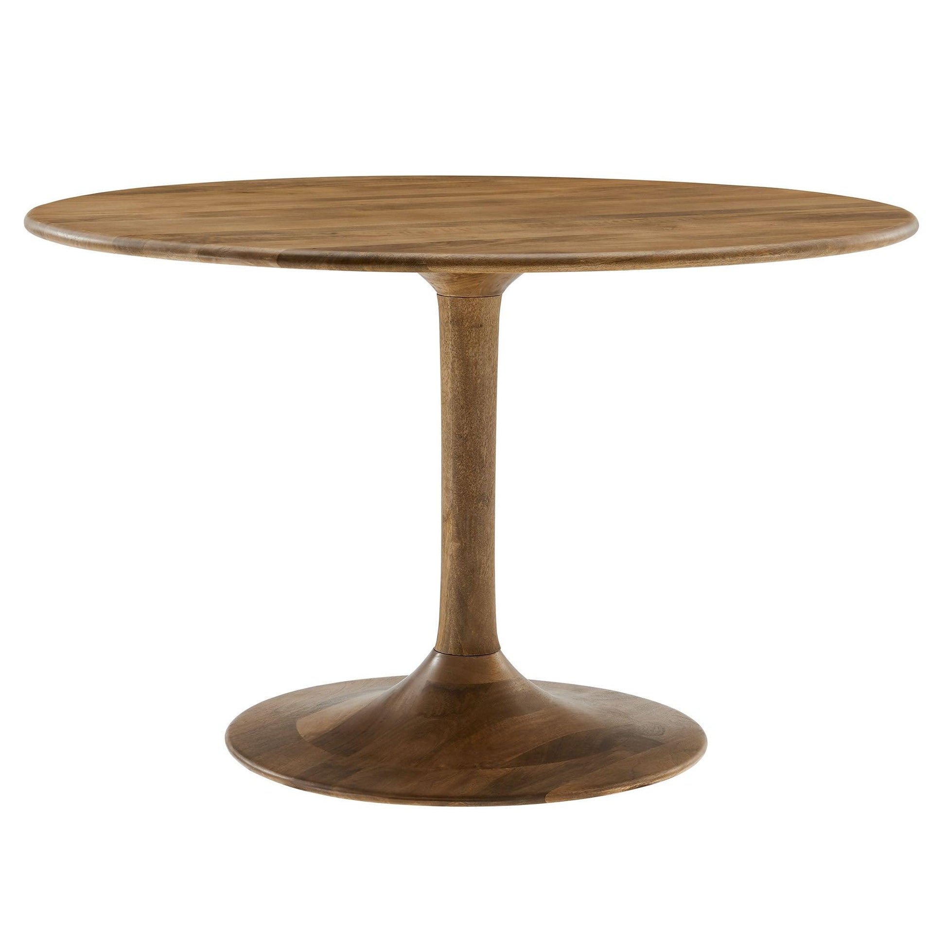 Lippa 48" Round Solid Wood Dining Table by Modway FredCo