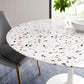 Lippa 48" Round Terrazzo Dining Table, EEI-5728 FredCo
