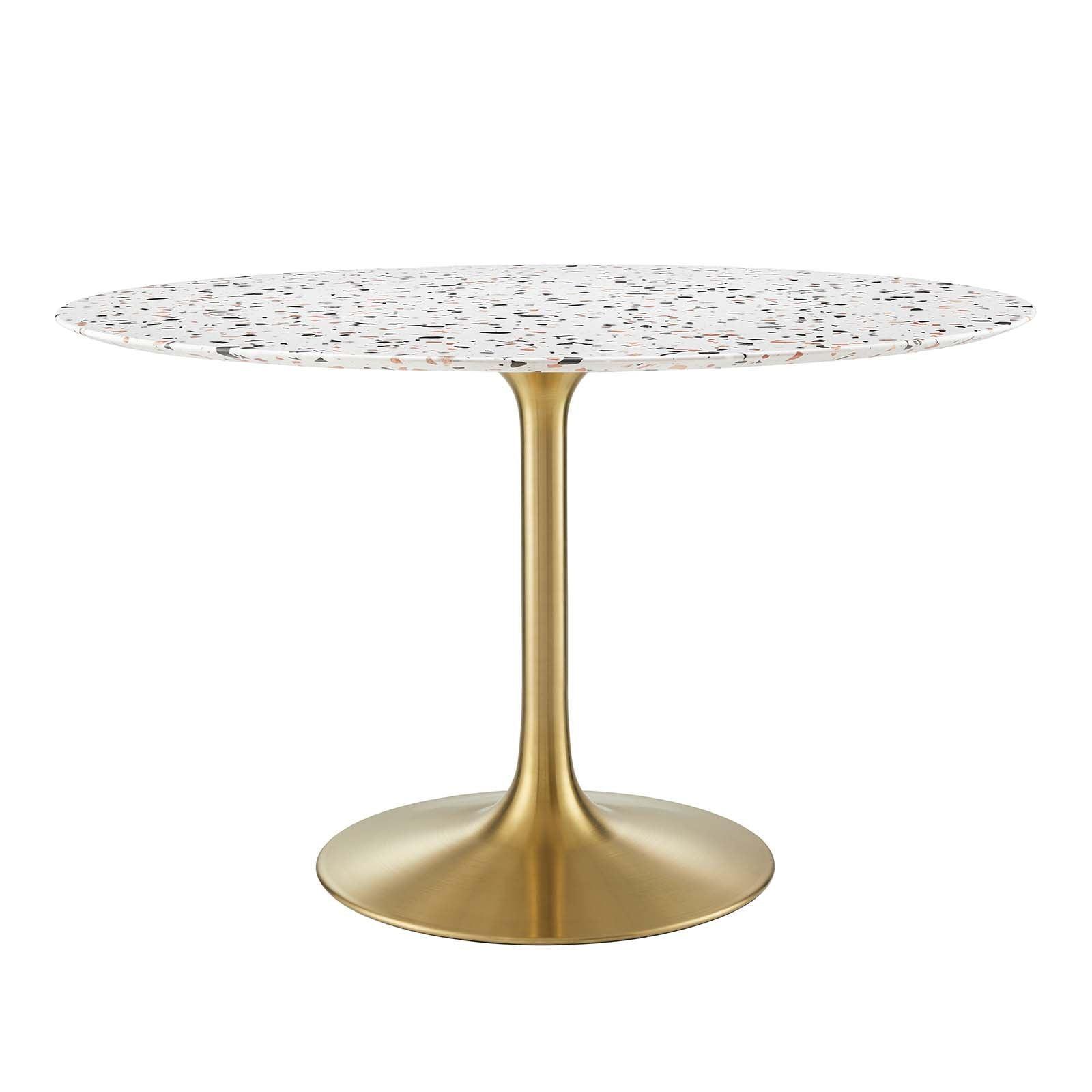 Lippa 48" Round Terrazzo Dining Table, EEI-5730 FredCo