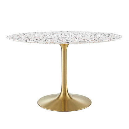 Lippa 48" Round Terrazzo Dining Table, EEI-5730 FredCo