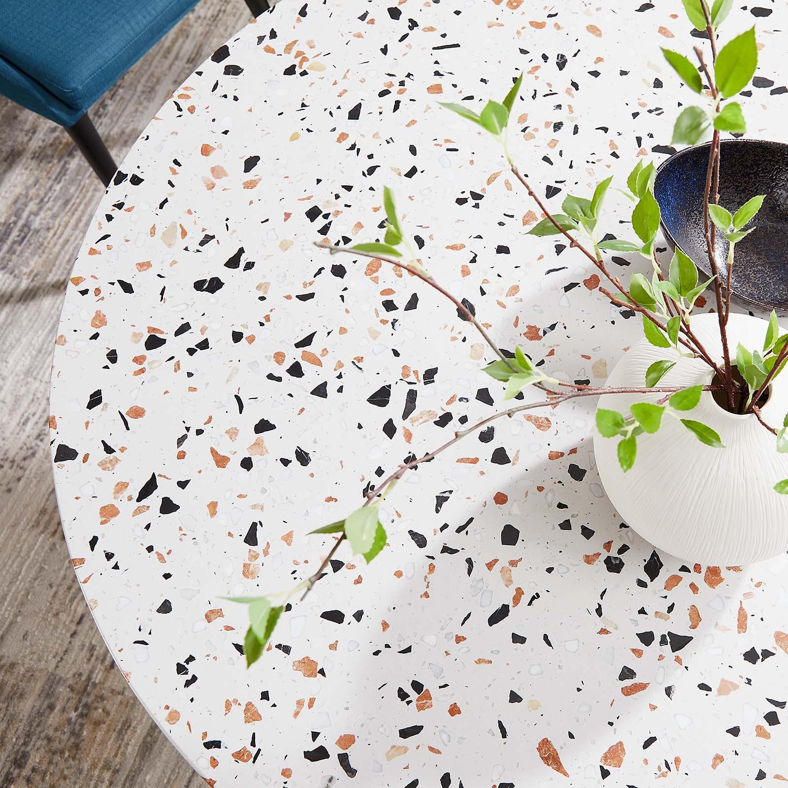 Lippa 48" Round Terrazzo Dining Table, EEI-5731 FredCo