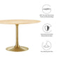 Lippa 48" Round Wood Dining Table, EEI-5231 FredCo