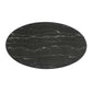 Lippa 54" Oval Artificial Marble Dining Table, EEI-4880 FredCo