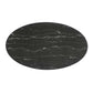 Lippa 54" Oval Artificial Marble Dining Table, EEI-5185 FredCo