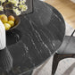 Lippa 54" Round Artificial Marble Dining Table, EEI-4878 FredCo