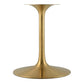 Lippa 60" Oval Artificial Marble Dining Table, EEI-5243 FredCo