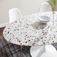 Lippa 60" Oval Terrazzo Dining Table, EEI-5734 FredCo