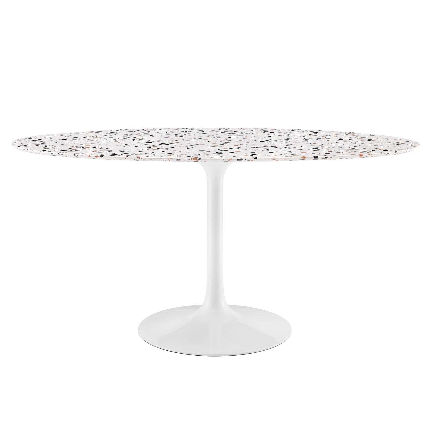 Lippa 60" Oval Terrazzo Dining Table, EEI-5734 FredCo