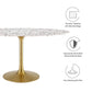 Lippa 60" Oval Terrazzo Dining Table, EEI-5736 FredCo