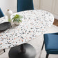 Lippa 60" Oval Terrazzo Dining Table, EEI-5737 FredCo