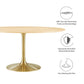 Lippa 60" Oval Wood Dining Table, EEI-5525 FredCo