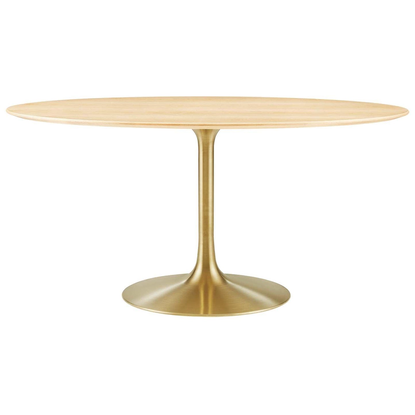 Lippa 60" Oval Wood Dining Table, EEI-5525 FredCo