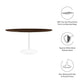 Lippa 60" Round Dining Table, EEI-5175 FredCo