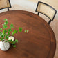 Lippa 60" Round Pedestal Solid Wood and Metal Dining Table by Modway FredCo